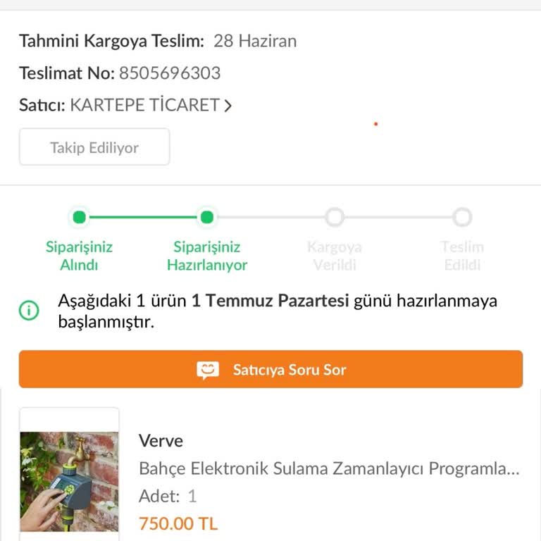 Trendyol Kartepe Ticaret Ürünü Göndermiyor