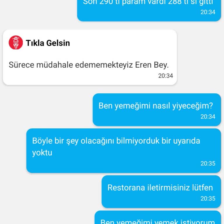 Tıkla Gelsin Parasını Verip Aç Kalmanın En Güzel Yolu