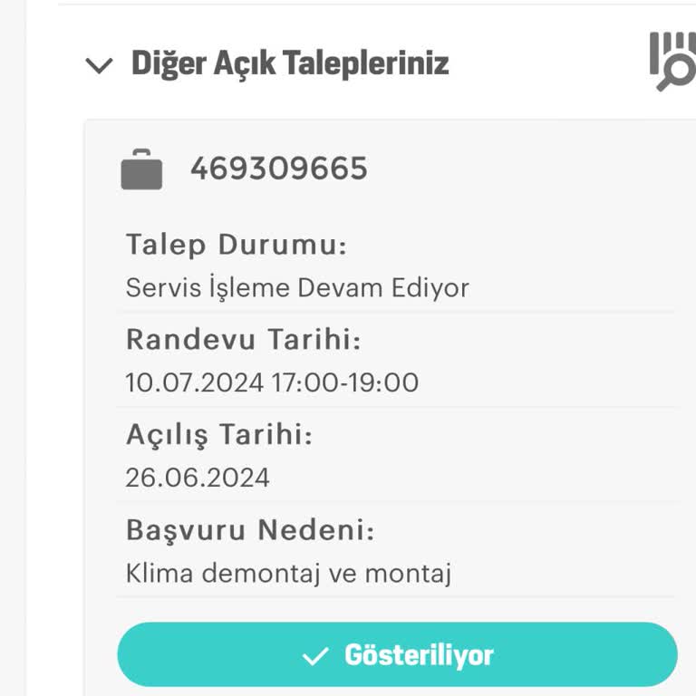 Arçelik Yapılamayan Klima Montajı