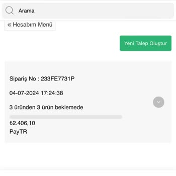 OZSARICAM Para İadesi Yapılmadı