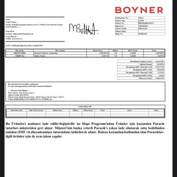 Boyner İlgisizliği Ürün Retti