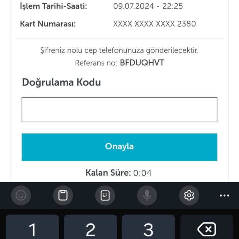 Ziraat Bankası Online GO Güvenli Ödeme Doğrulama Kodum Gelmiyor