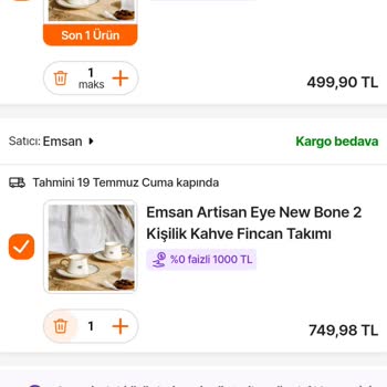 Emsan Firmasının Ürün Gönderememesi
