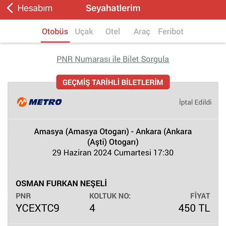 Obilet İade Yatırmadı Ulaşamıyorum