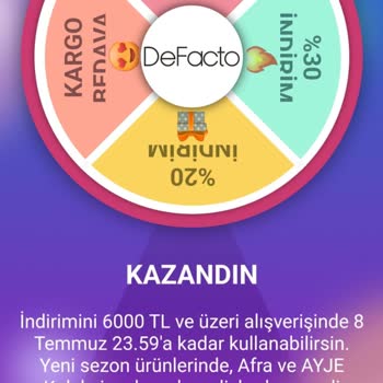 DeFacto Kampanya Kodu Var Fakat Kampanya Yok👏👏👏