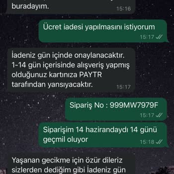 Oykuwear Ürün Yollamıyor