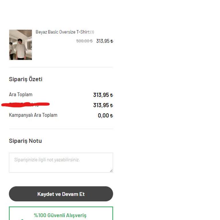 Zincirwear Kupon Kullanamama Sorunu