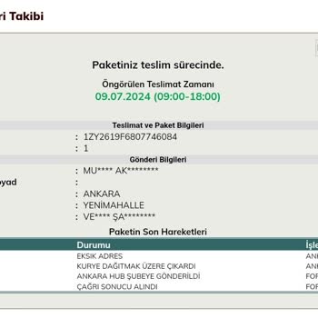Hepsiburada Teslim Edilmeyen Kargo