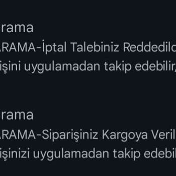 Pazarama Sipariş İptali Yapmayıp İnsanları Oyalıyor