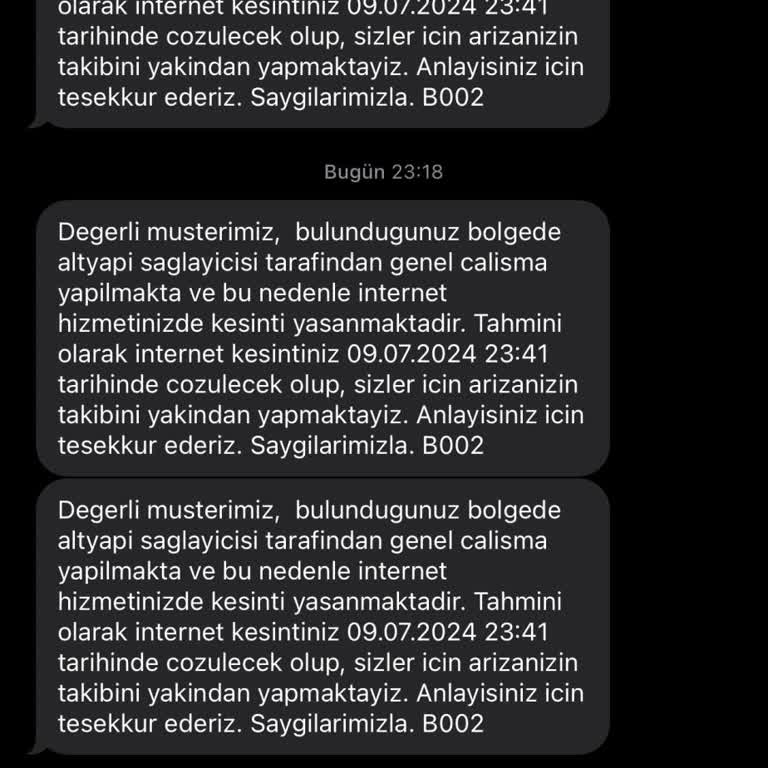 Millenicom Sürekli Bağlantı Sorunları Ve Yetersiz Müşteri Hizmeti