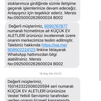 Vestel Servis Kahve Makinemi 4 Aydır İade Etmiyor!