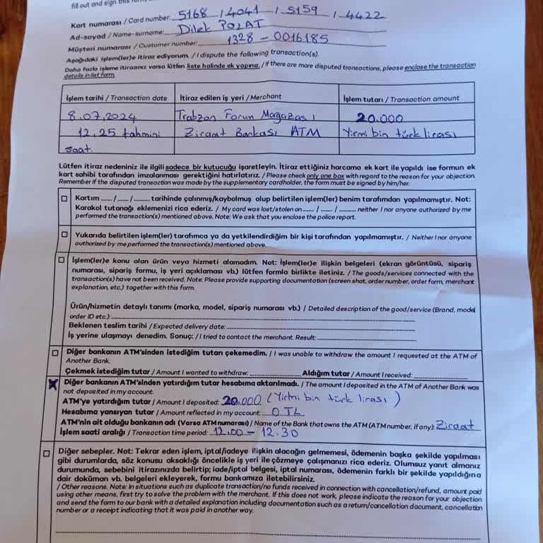 Forum Trabzon Avm Trabzon Forum Mağazası Ziraat ATM Cihazı Parama El Koydu