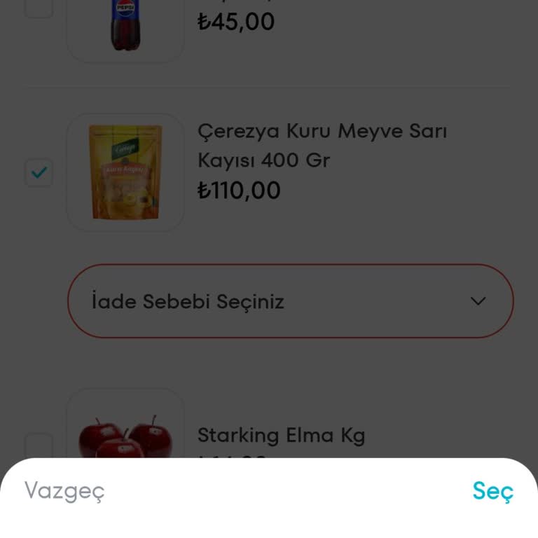 A101 Kapıda Yanlış Ürün Gönderimi
