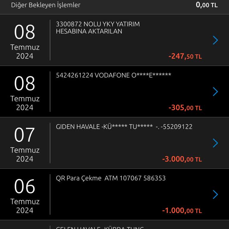 Yapı Kredi Bankası Yanlış Para Çekimi
