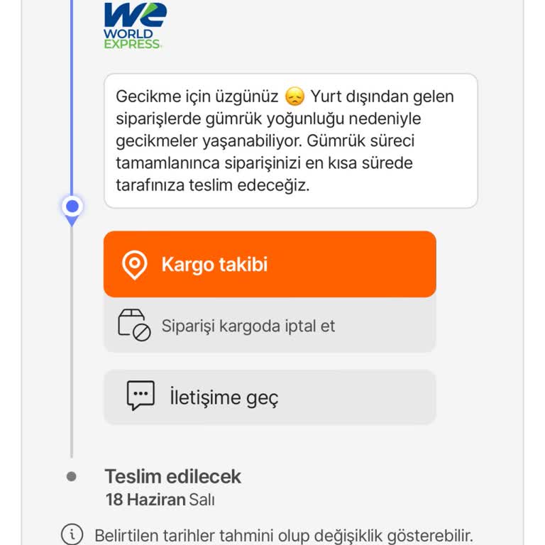 Hepsiburada Bir Türlü Elime Ulaşmayan Yurt Dışı Siparişim