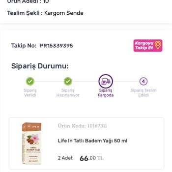 Gratis Hatalı Sipariş Takip Numarası