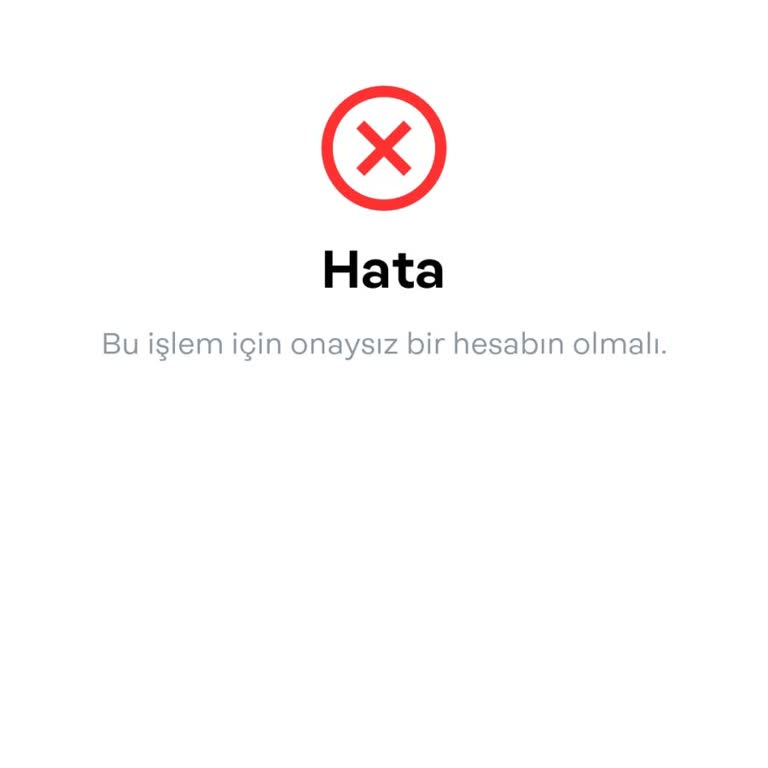 Papara Hesap Onay Hatası!