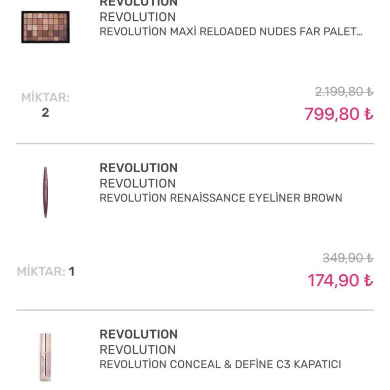 Watsons Eksik Ürün Yollama