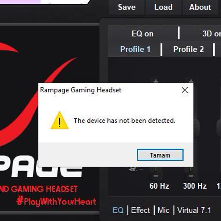 Rampage RM-K60 Drop Plus Kulaklık Windows 11 Driver Sorunu