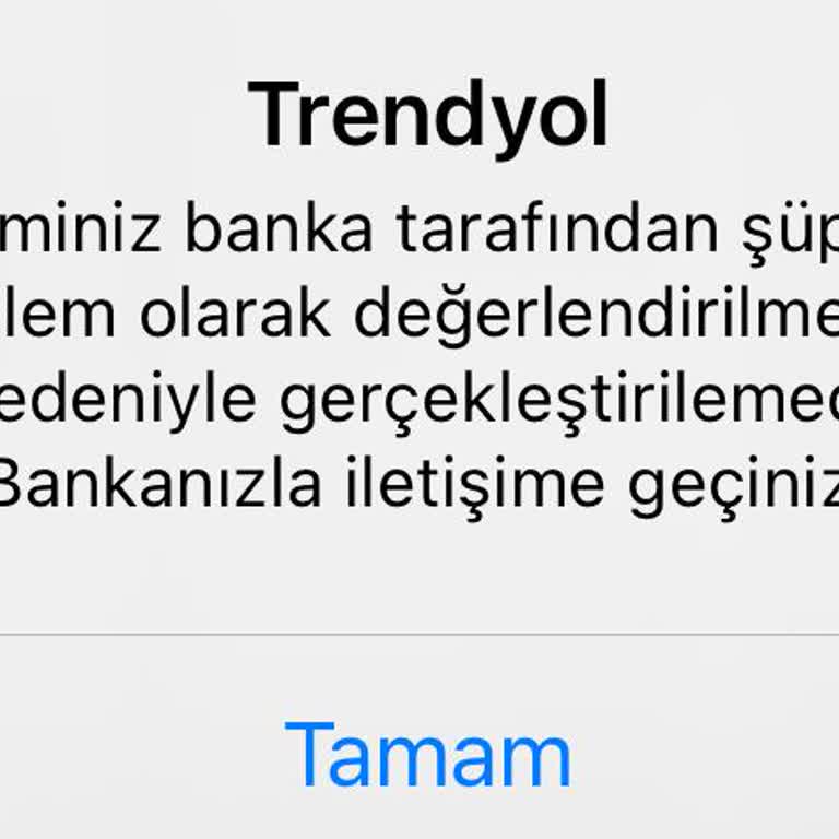 Ziraat Bankası Ziraat Kartı Şüpheli İşlem
