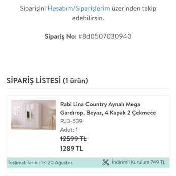Vivense Satış İşlemini İptal Etmesi