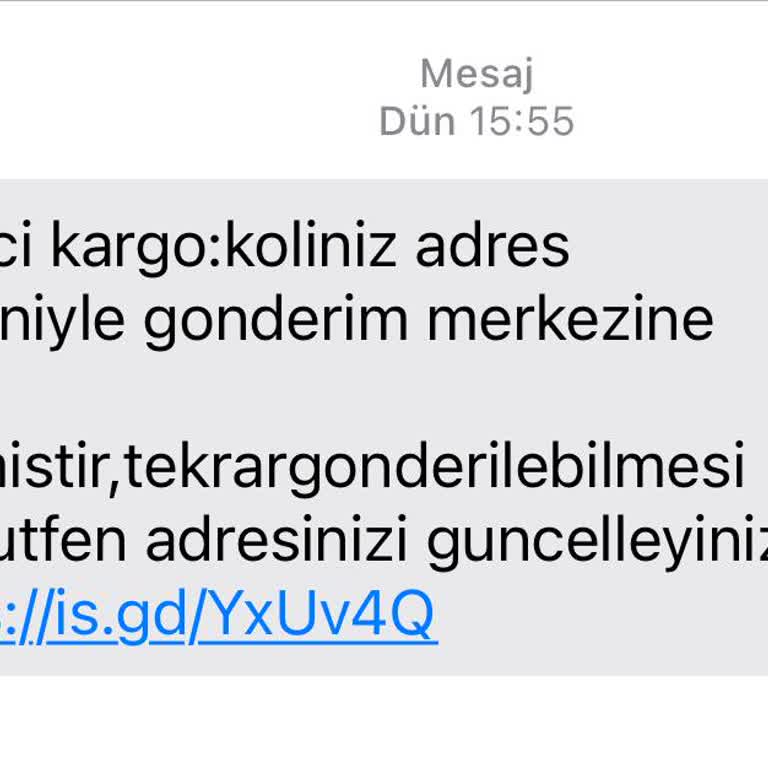 Kargo Adres Bildirim Şikayet