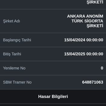 EminOtomotiv Eminevim 1 Araç 2 Kasko