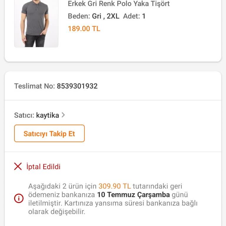 VakıfBank Sanal Kart İade Sorunu