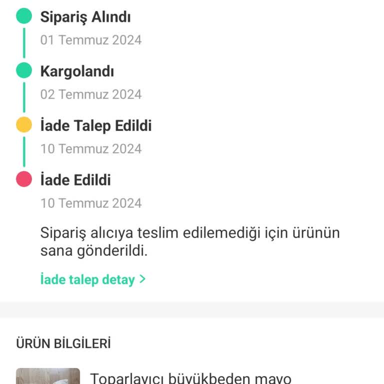Dolap Kayıp Ürün Ve Eksik İade Sorunu