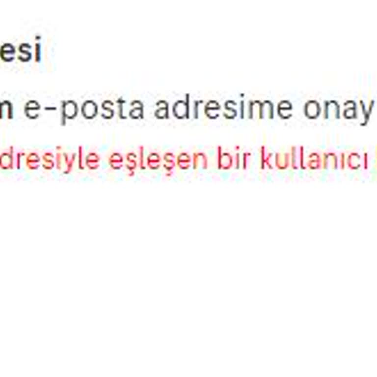 Sahibinden Şifre Yenileme Ve E Posta Kabul Etmeme Sorunsalı