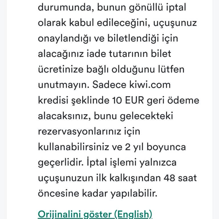 Kiwi.com Üzerinden Alınan Biletlerde Yaşanan Sorunlar