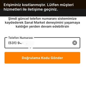 Migros Sanal Market Şikayet