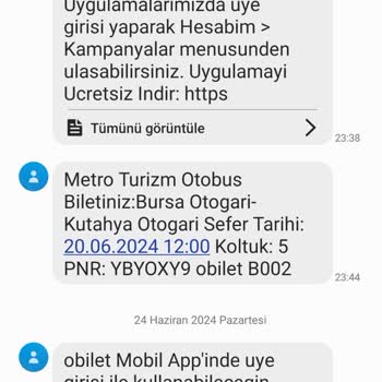 Obilet Uygulaması Ve Metro Turizm Mağdur Etti