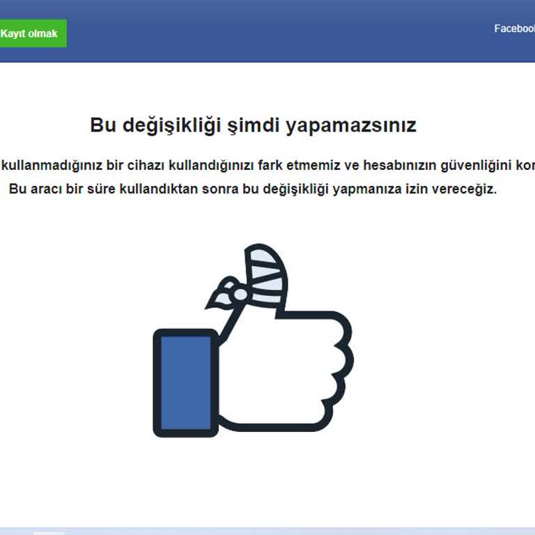 Facebook İki Faktörlü Kimlik Doğrulama