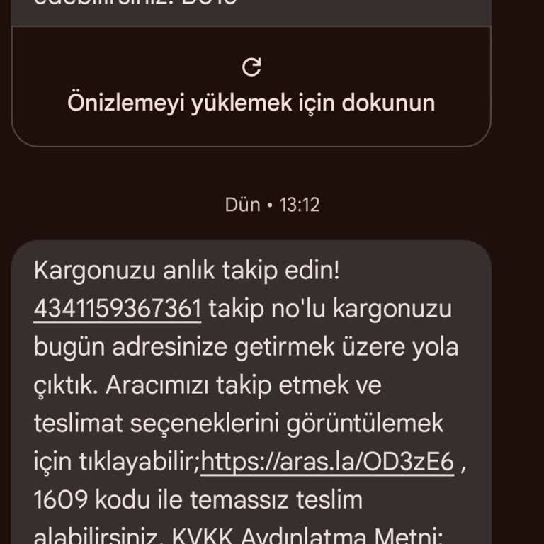 Aras Kargo Eve Teslimat Yapmıyor