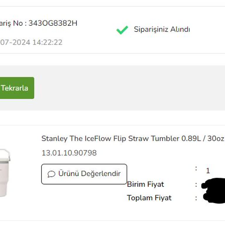 Çetinkaya Stokta Olmayan Ürün Satışı