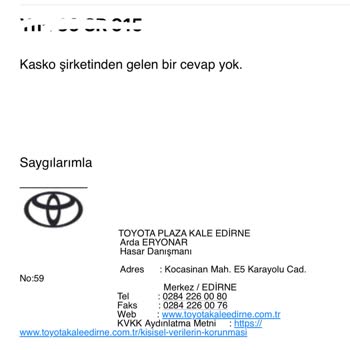 Sompo Sigorta Mağduriyeti Ve İlgisizlik