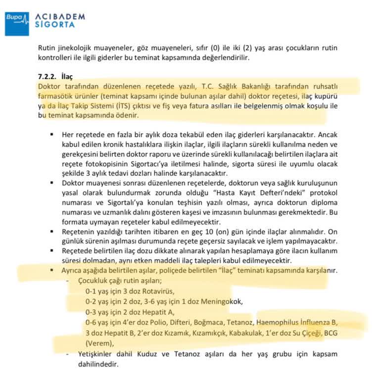 Bupa Acıbadem Sigorta Bupa Acıbadem Pişmanlığı