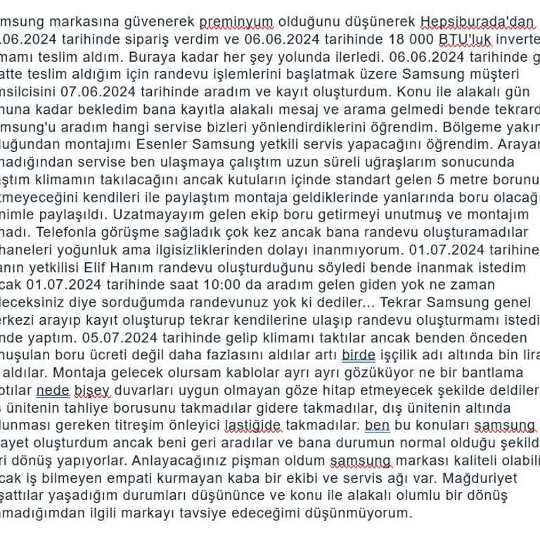 Samsung Klima Montaj Ve Servis Pişmanlığı!