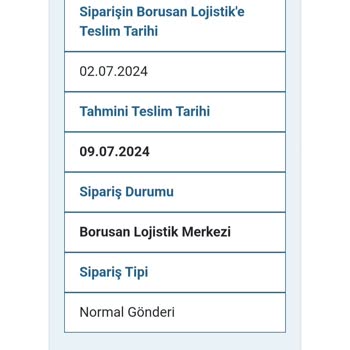 Borusan Lojistik Kayseri Teslimat Yapmıyor!