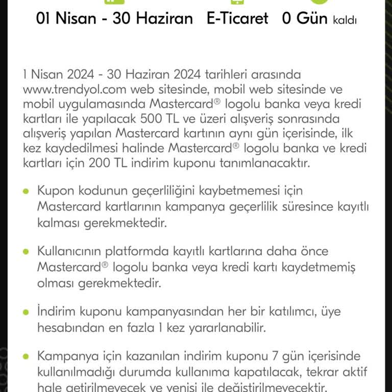 Trendyol Kampanyalara Önem Vermiyor