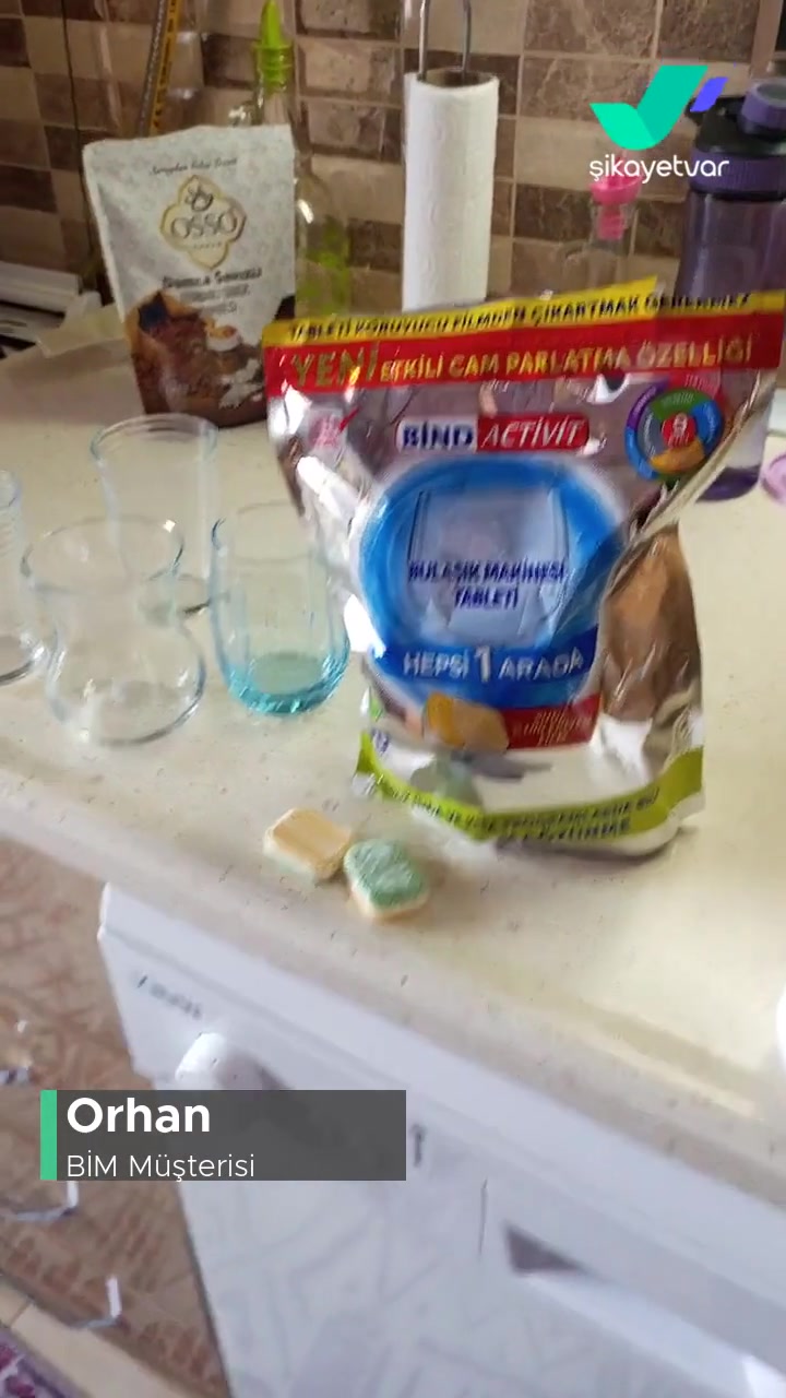 BİM Bind Activit Bulaşık Makine Tableti İyi Yıkamıyor! videonun kapak resmi