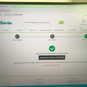 Birfabrika.com Sipariş Durumu Ve İletişim Sorunları