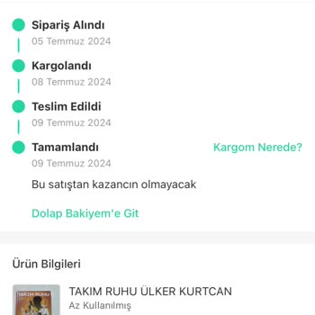 Dolap Sürat Kargo Ve Dolap Uygulaması Kargo Ücretini Benden Kesti