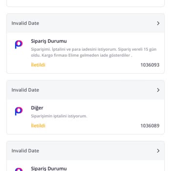 Pazarama Kargo Teslimatı Ve İade Sürecinde Yaşanan Sorunlar