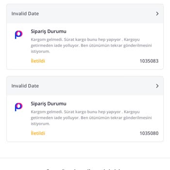 Pazarama Kargo Teslimatı Ve İade Sürecinde Yaşanan Sorunlar