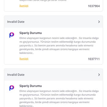 Pazarama Kargo Teslimatı Ve İade Sürecinde Yaşanan Sorunlar