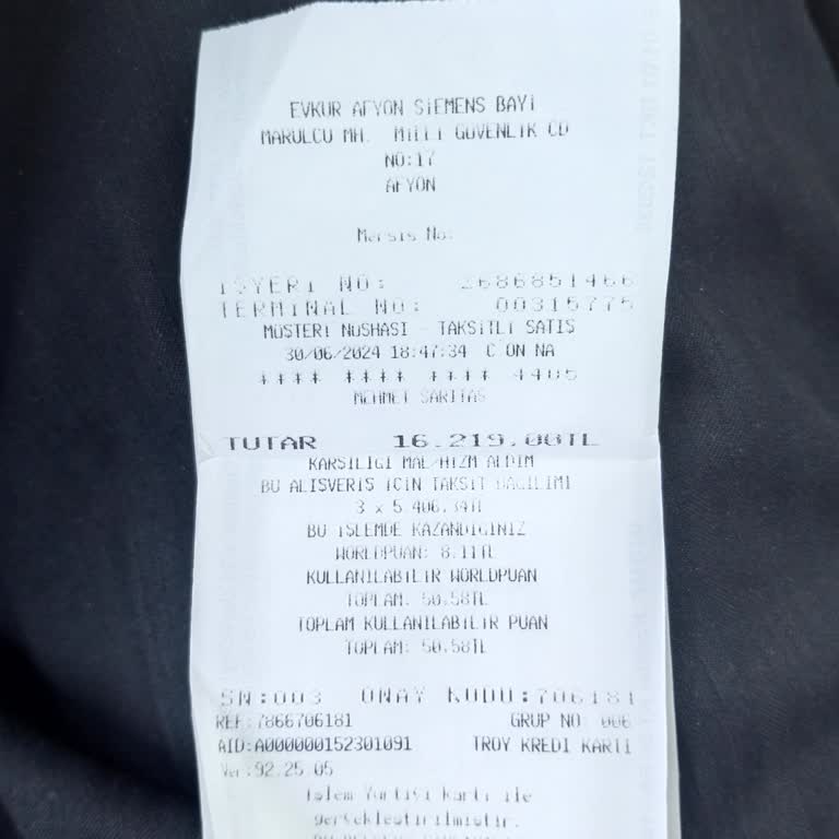 Evkur Afyon Kart Para İadesi