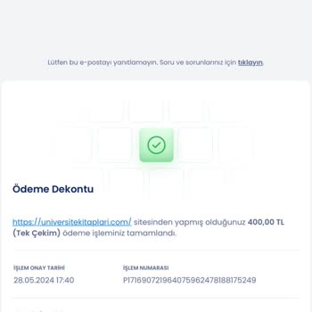 Universitekitaplari.com Siparişi Göndermiyor