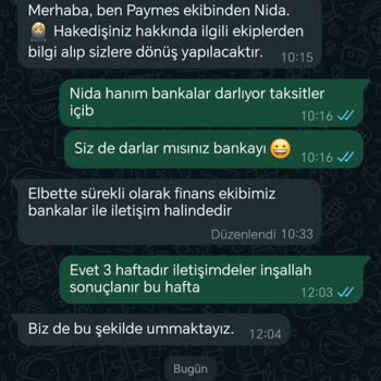 Paymes 1 Aydır Hakedişleri Yatırmıyor